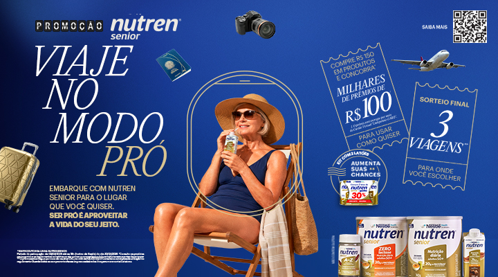 Promoção Nutren Senior Viaje no Modo Pró