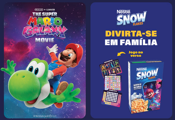 Snow Flakes® e Super Mario Galaxy