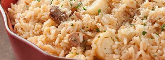 RISOTO EXPRESSO DE PALMITO E ATUM