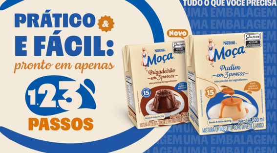 Nestlé® Moça lança nova linha de produtos