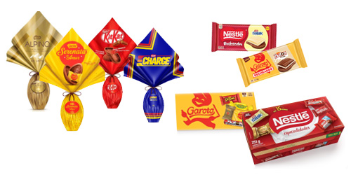 Nestlé e Garoto na Páscoa 2026