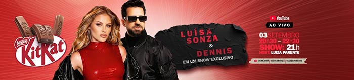 KitKat reúne Luísa Sonza e DENNIS em show exclusivo
