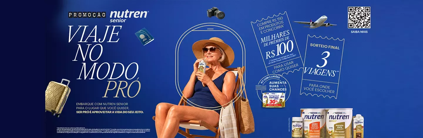 Promoção Nutren Senior Viaje no Modo Pró