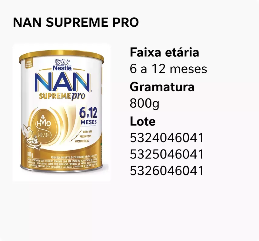 NAN Supreme Pro 6-12 meses