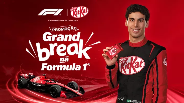 Promoção KITKAT GRAND BREAK NA FORMULA 1