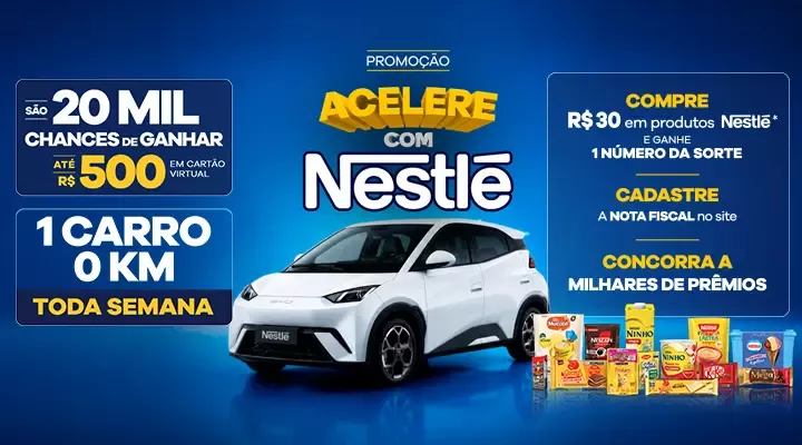 Promoção Acelere com Nestlé