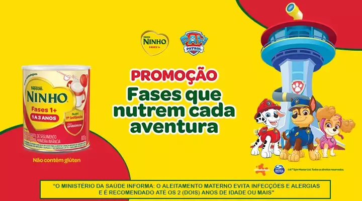 Promoção Fases que Nutrem Cada Aventura