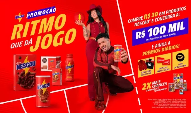 Promoção NESCAU® Ritmo que dá Jogo