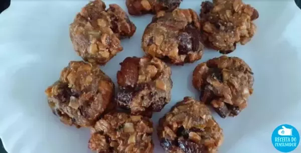 Cookies de Frutas Secas e Mucilon