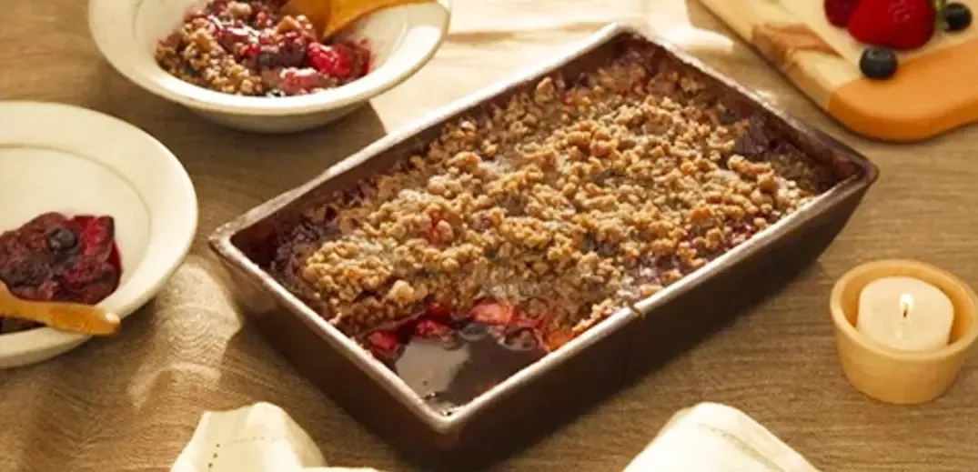 Doce de Aveia com Frutas Vermelhas