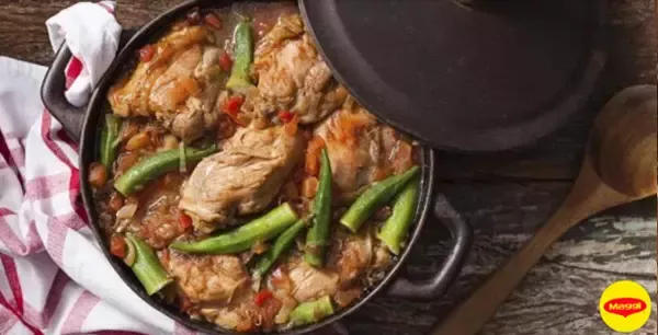 Frango com quiabo