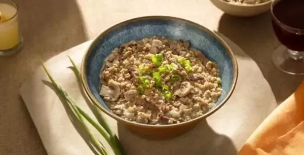 Risoto de Filé Mignon e Gorgonzola