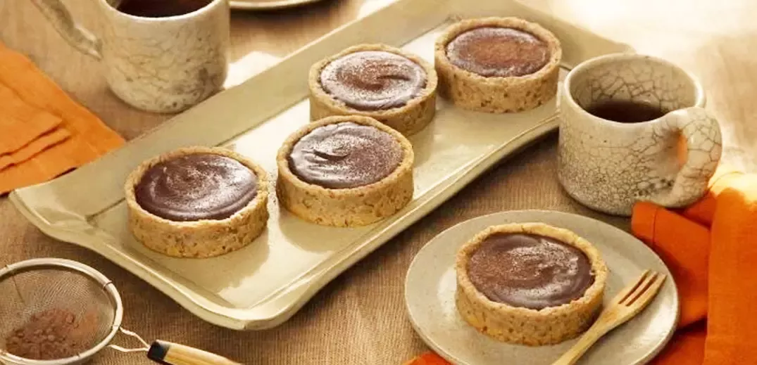 Receita de Tortinha de Ganache com Cacau